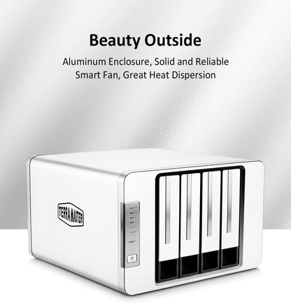TERRAMASTER F4-210 NAS (an Affordable, high-Performance 4-Bay NASYour Personal Cloud. Your Home Media Center.)