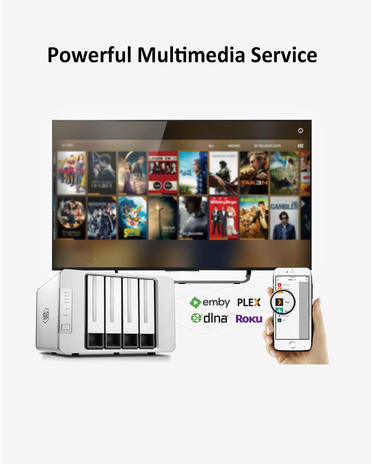 TERRAMASTER F4-210 NAS (an Affordable, high-Performance 4-Bay NASYour Personal Cloud. Your Home Media Center.)