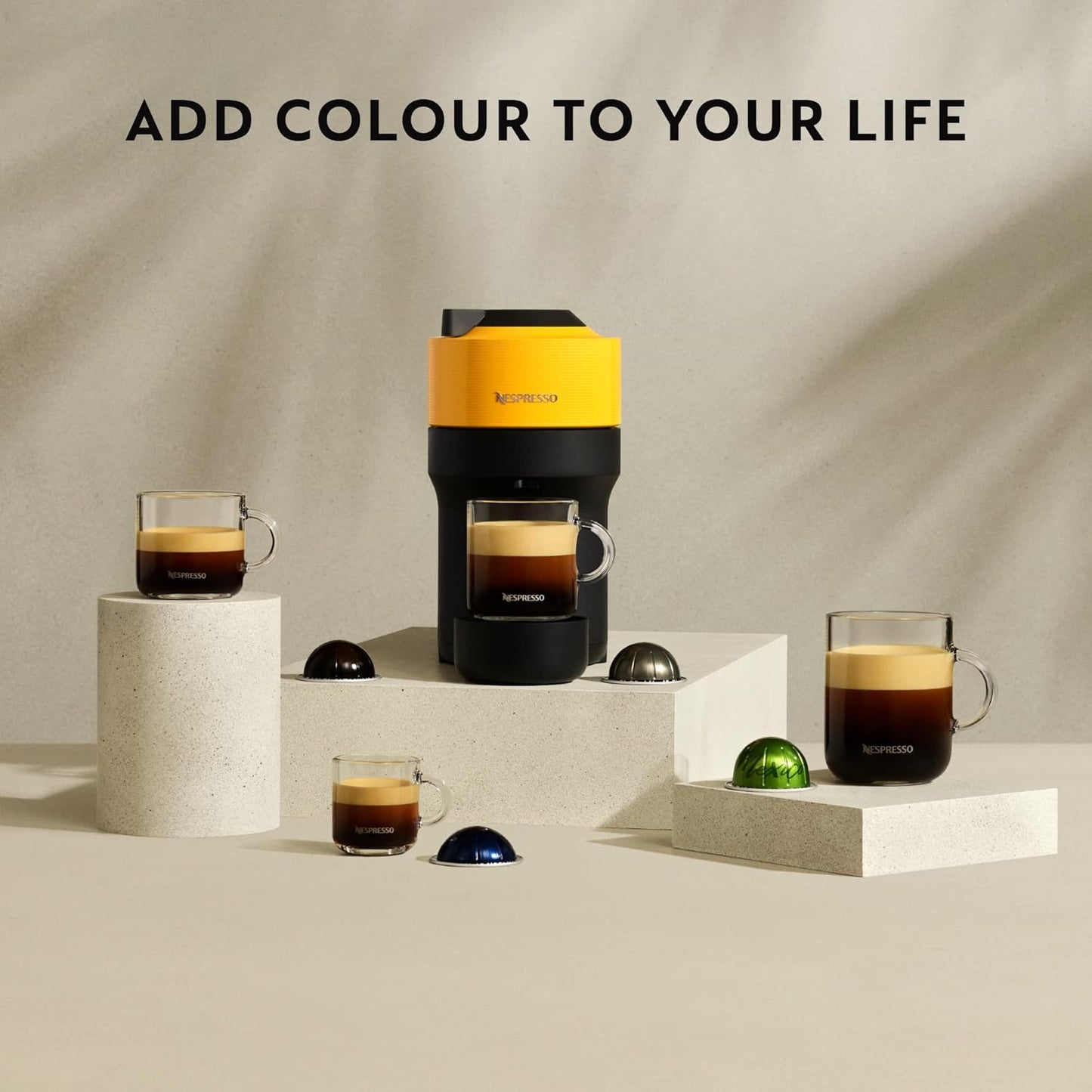 Nespresso Vertuo Pop coffee machine by Nespresso, Pacific Blue